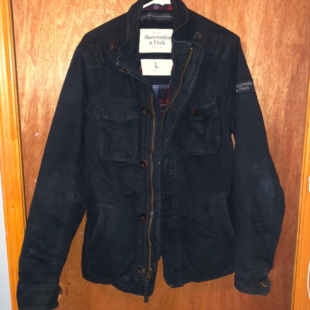 Abercrombie and Fitch Large Navy Blue Jacket